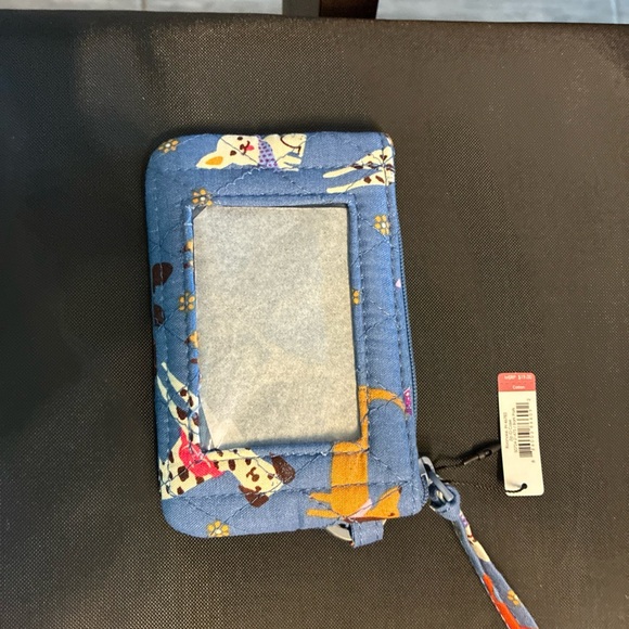 Vera Bradley zip id case in bark park - Picture 4 of 5
